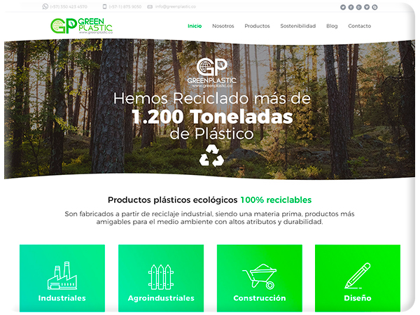 Proyecto17 green plastic sitio web