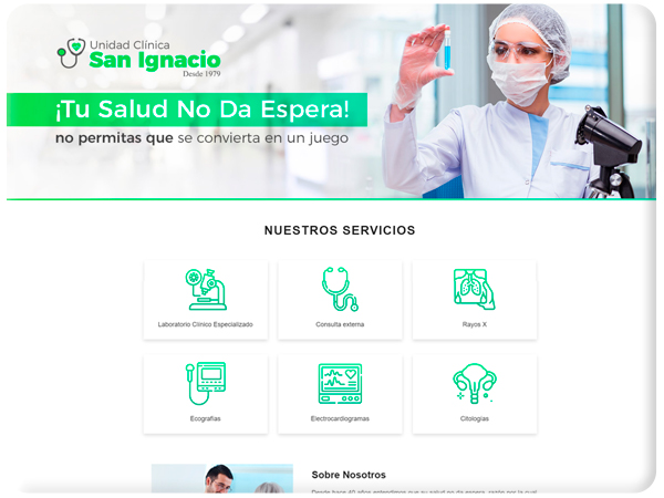 Proyecto8 clinica san ignacio sitio web